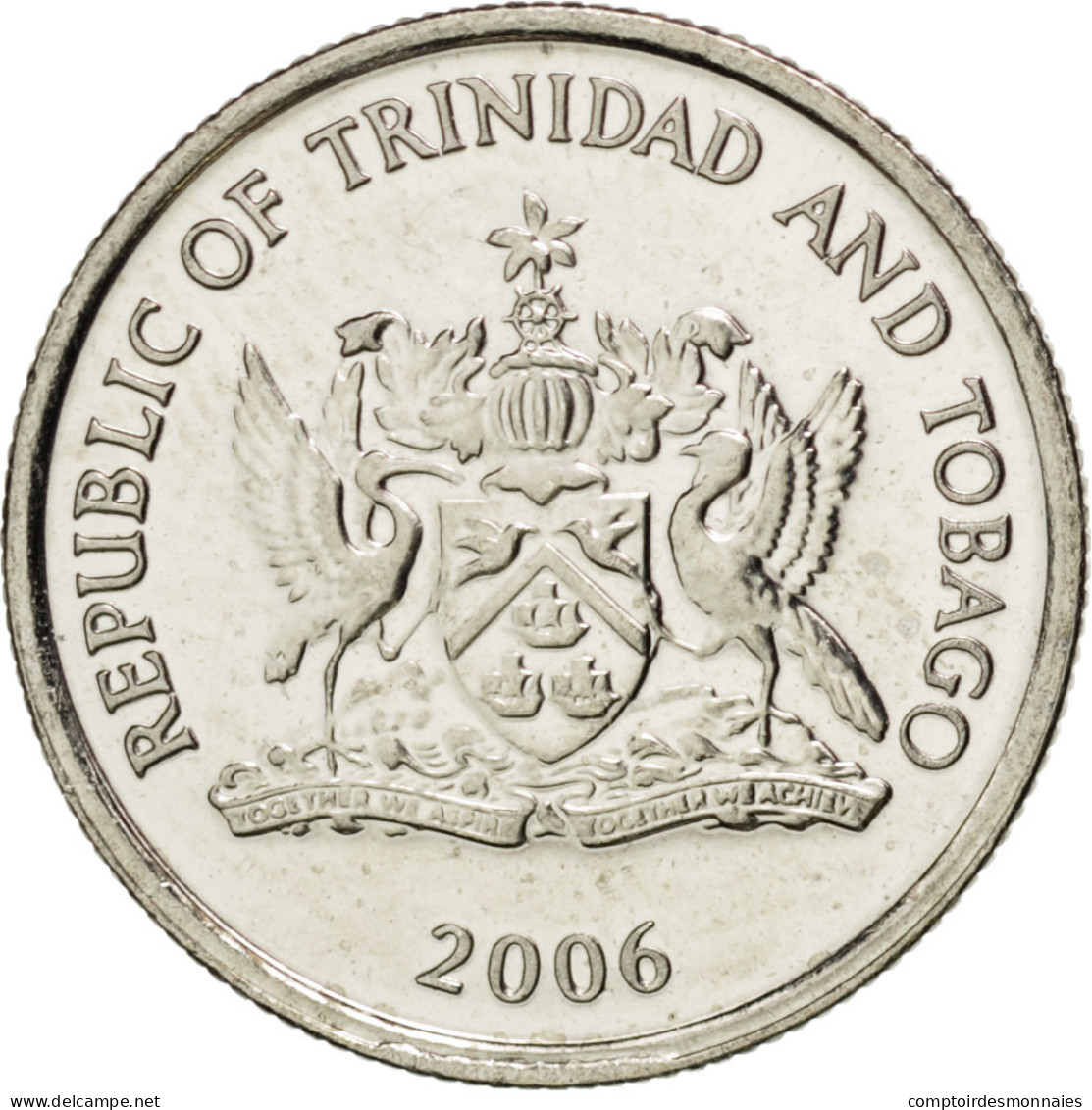 Monnaie, TRINIDAD & TOBAGO, 10 Cents, 2006, SPL, Copper-nickel, KM:31 - Trinidad En Tobago