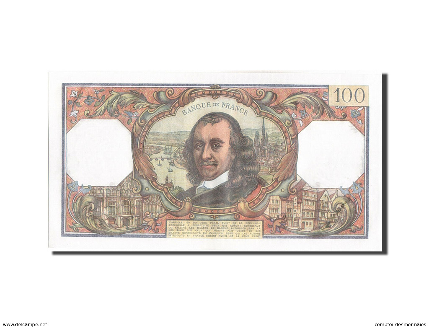 Billet, France, 100 Francs, 100 F 1964-1979 ''Corneille'', 1975, 1975-11-06 - 100 F 1964-1979 ''Corneille''