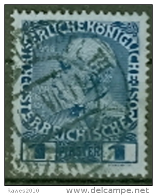 Österreich Levante 1908 1 Pia. Gest. Franz Joseph - Oostenrijkse Levant