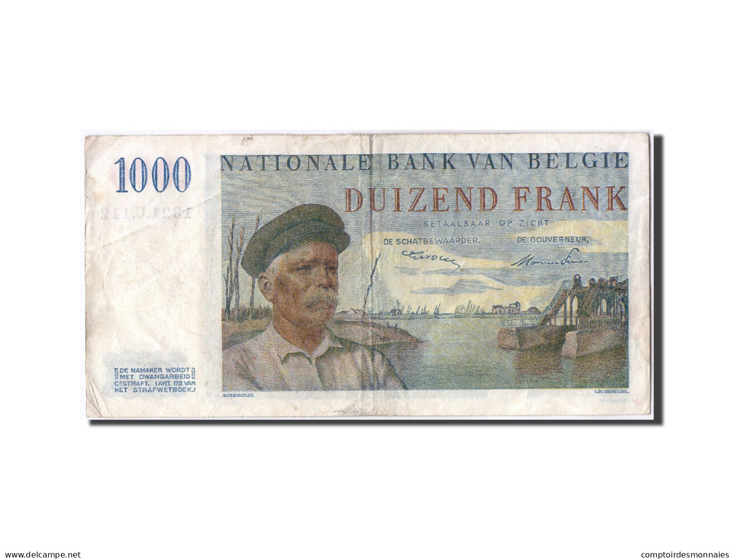 Billet, Belgique, 1000 Francs, 1950, 1950-05-13, TTB - 1000 Frank