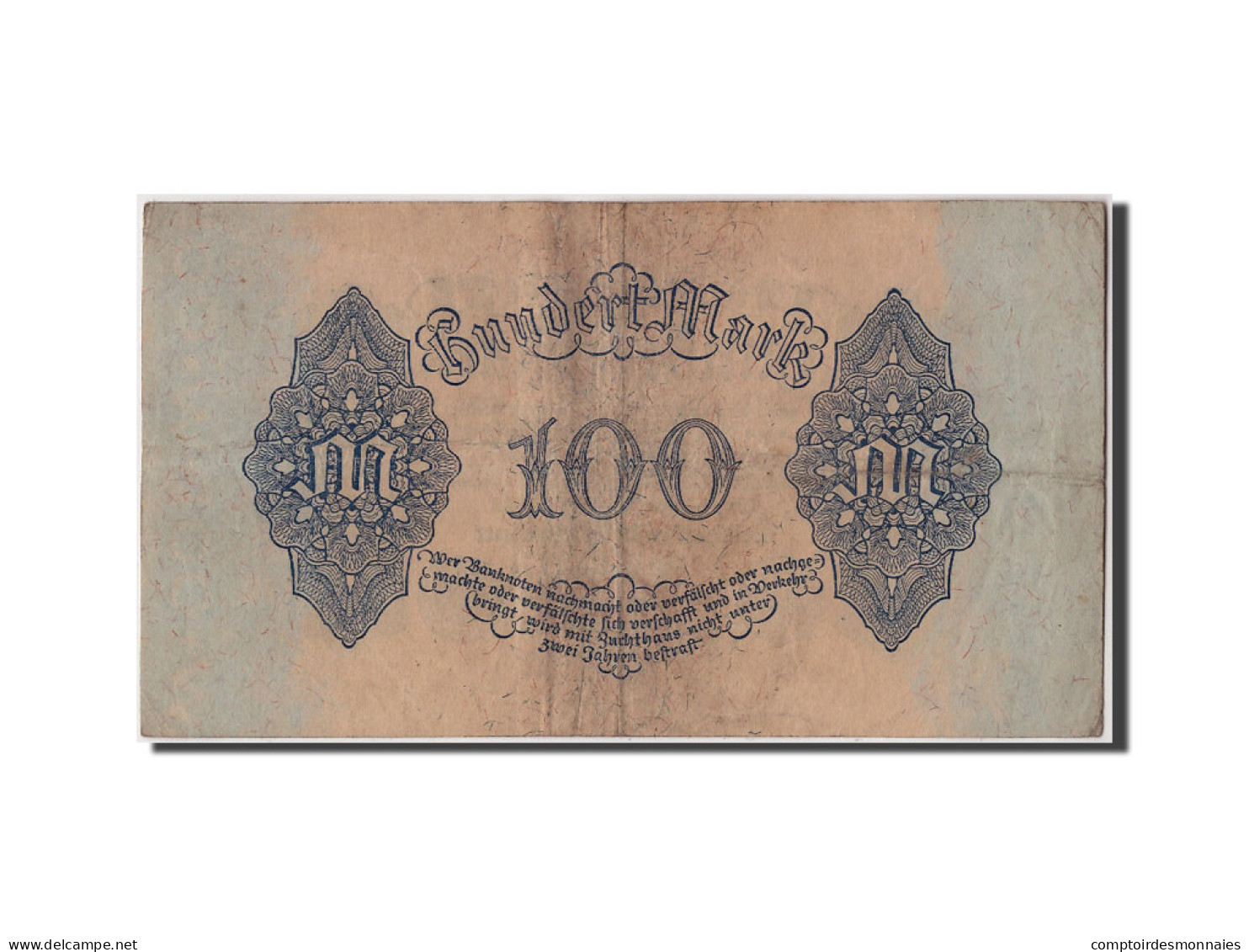 Billet, Allemagne, 100 Mark, 1922, 1922-08-04, TB+ - 100 Mark