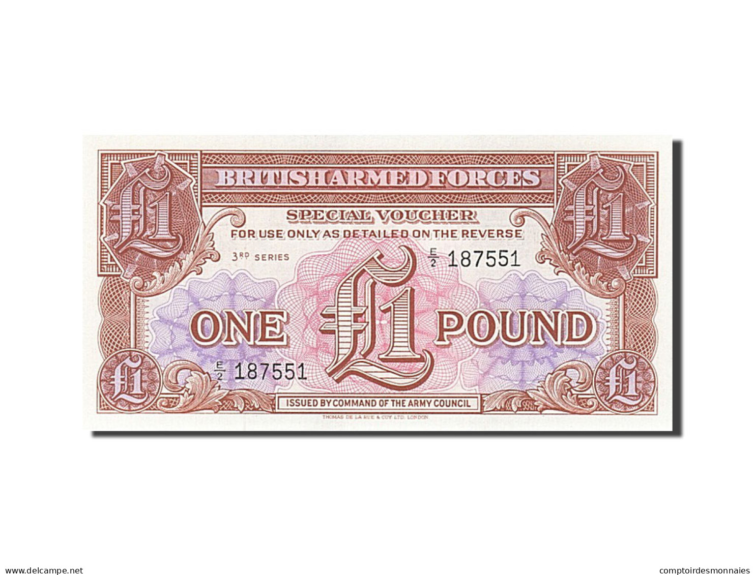 Billet, Grande-Bretagne, 1 Pound, 1956, NEUF - Forze Armate Britanniche & Docuementi Speciali