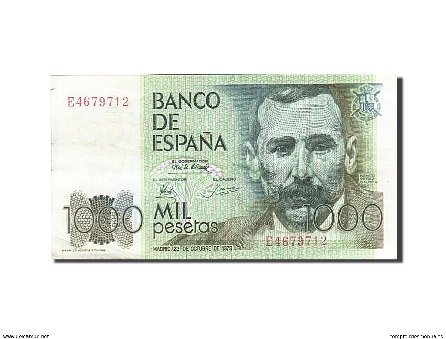 Billet, Espagne, 1000 Pesetas, 1979, 1979-10-23, SUP - [ 4] 1975-… : Juan Carlos I