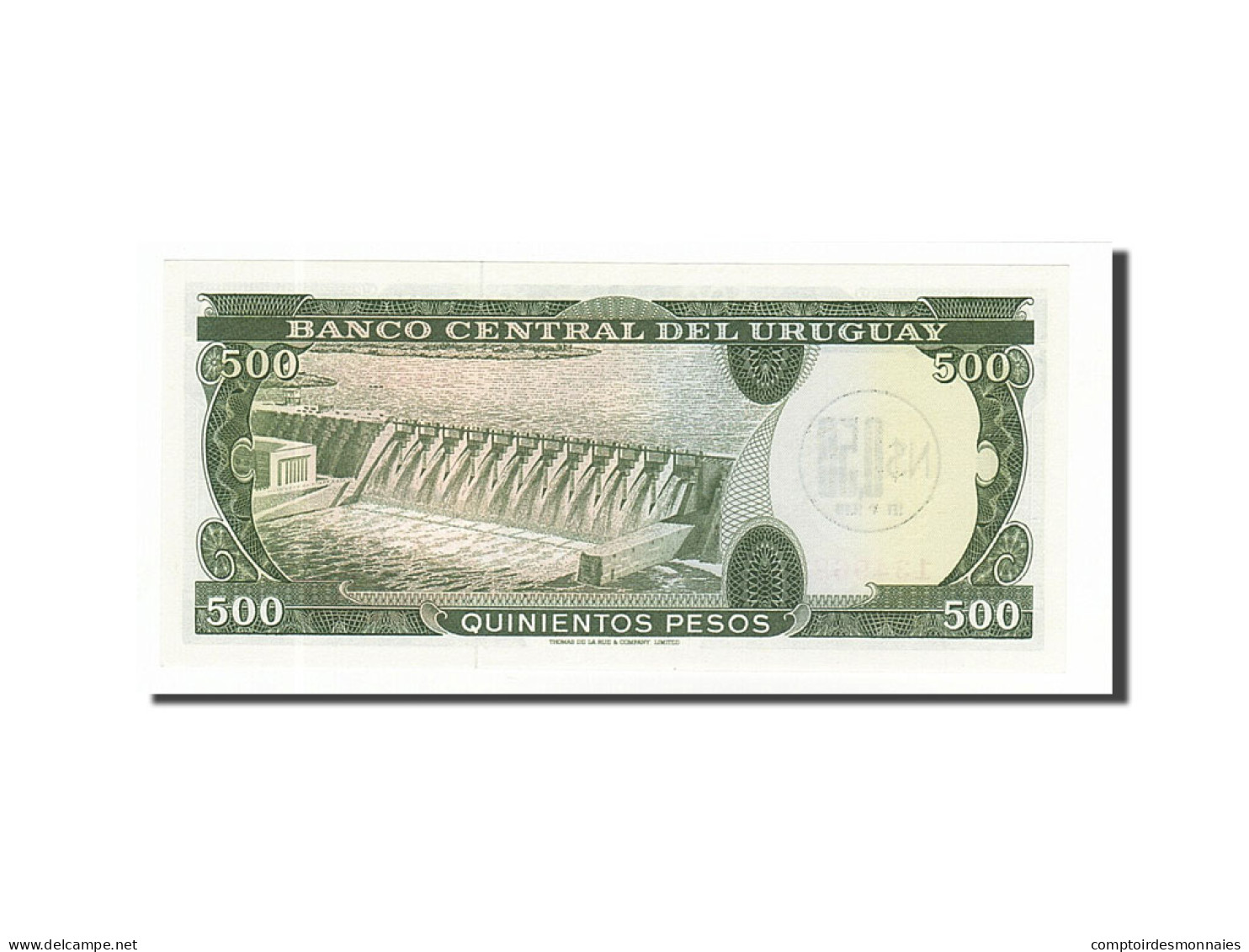 Billet, Uruguay, 0.50 Nuevo Peso On 500 Pesos, 1975, NEUF - Uruguay