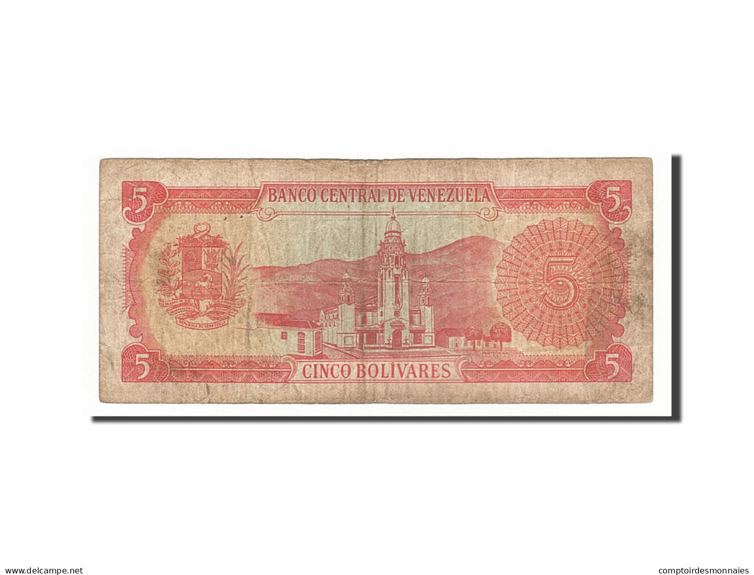 Billet, Venezuela, 5 Bolivares, 1983, 1989-09-21, B+ - Venezuela