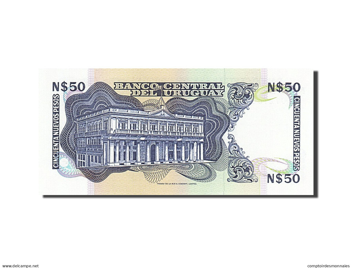 Billet, Uruguay, 50 Nuevos Pesos, 1989, NEUF - Uruguay