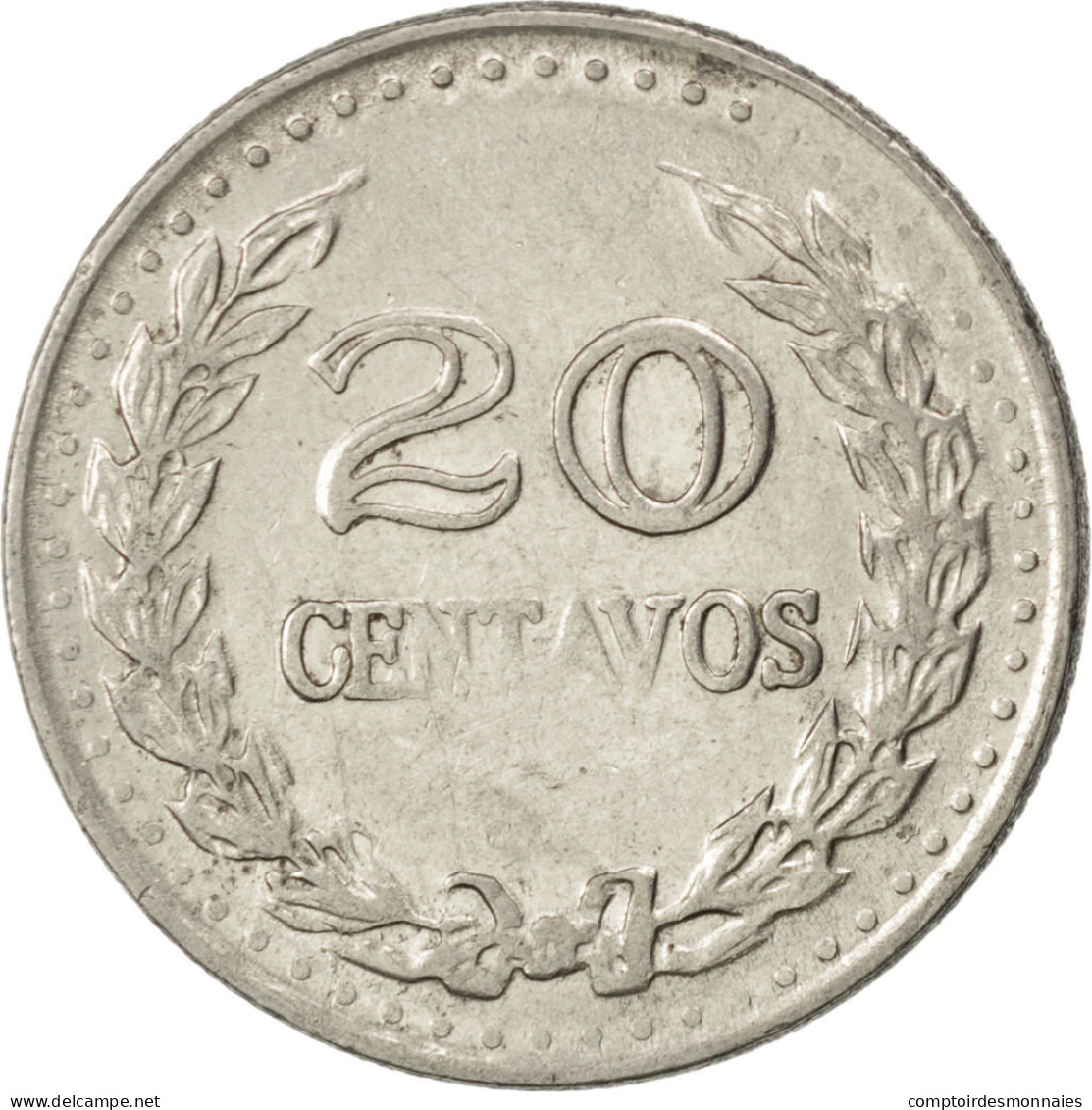 Monnaie, Colombie, 20 Centavos, 1974, TTB+, Nickel Clad Steel, KM:246.1 - Kolumbien