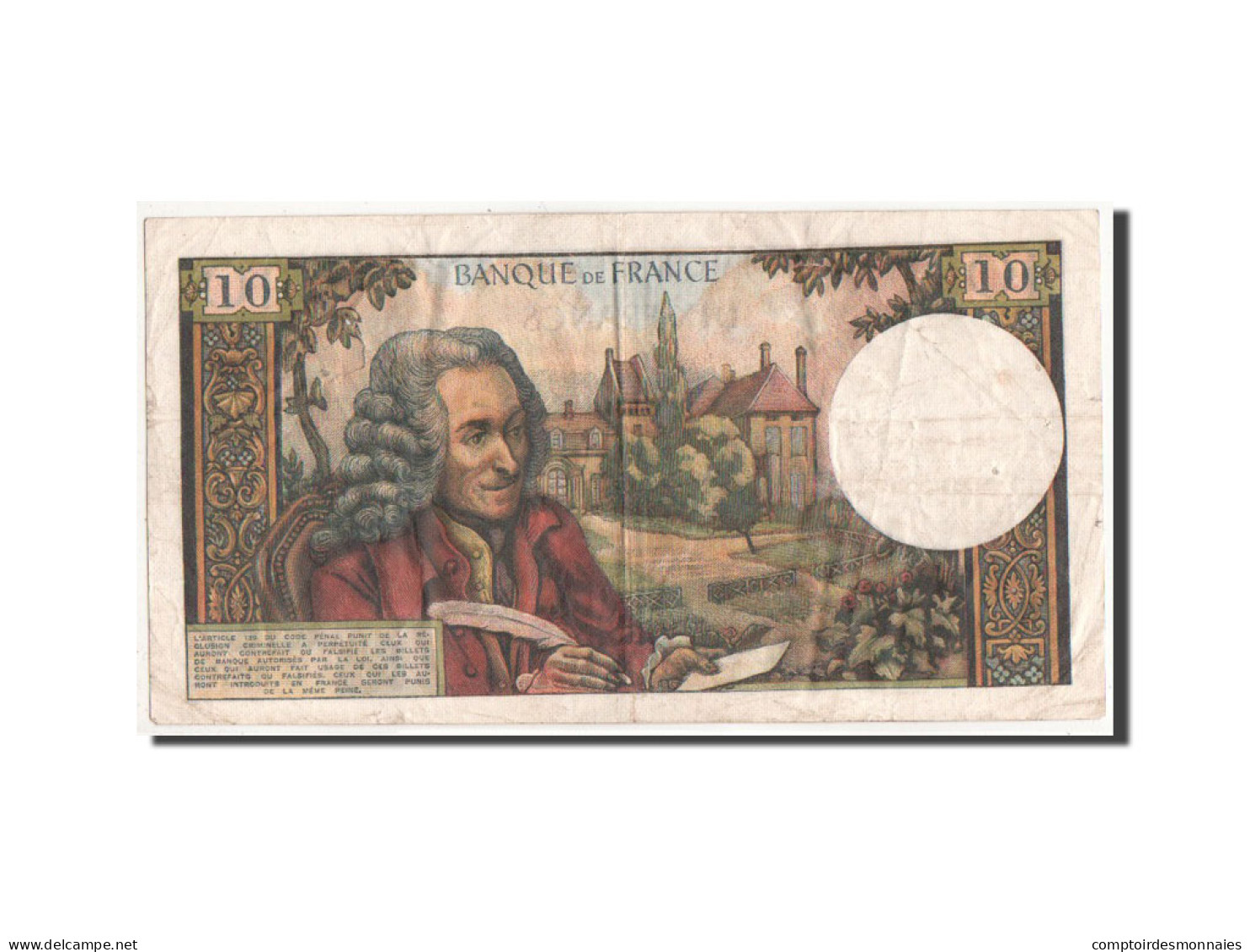 Billet, France, 10 Francs, 10 F 1963-1973 ''Voltaire'', 1967, TTB - 10 F 1963-1973 ''Voltaire''