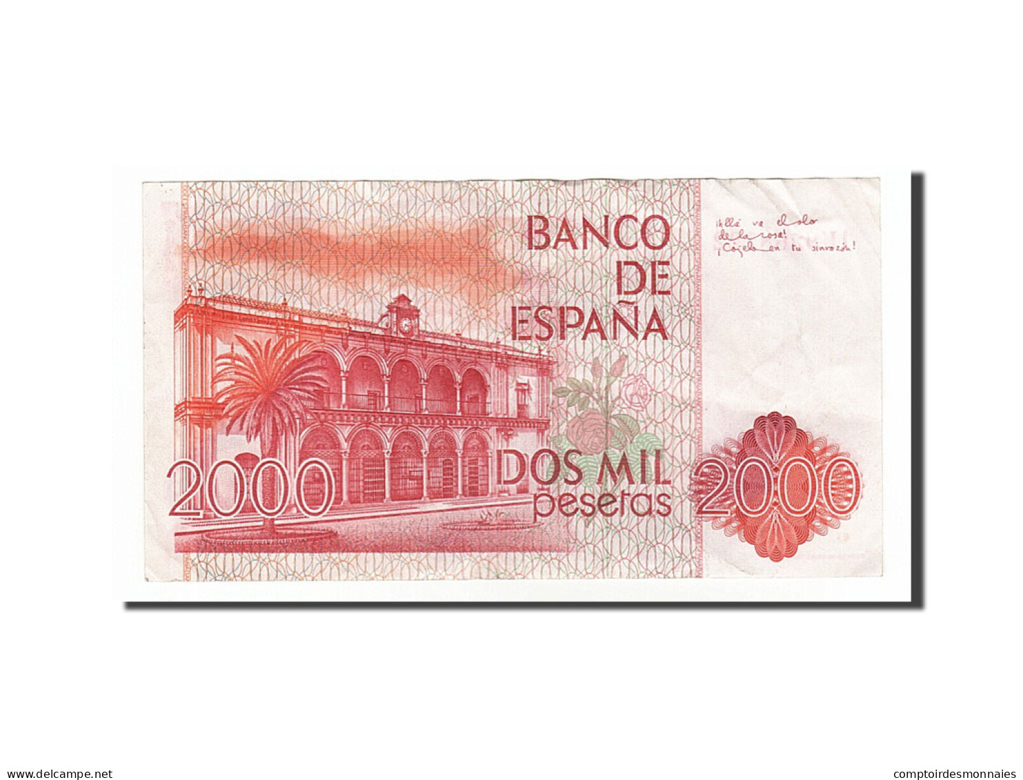 Billet, Espagne, 2000 Pesetas, 1980, 1980-07-22, TTB+ - [ 4] 1975-… : Juan Carlos I