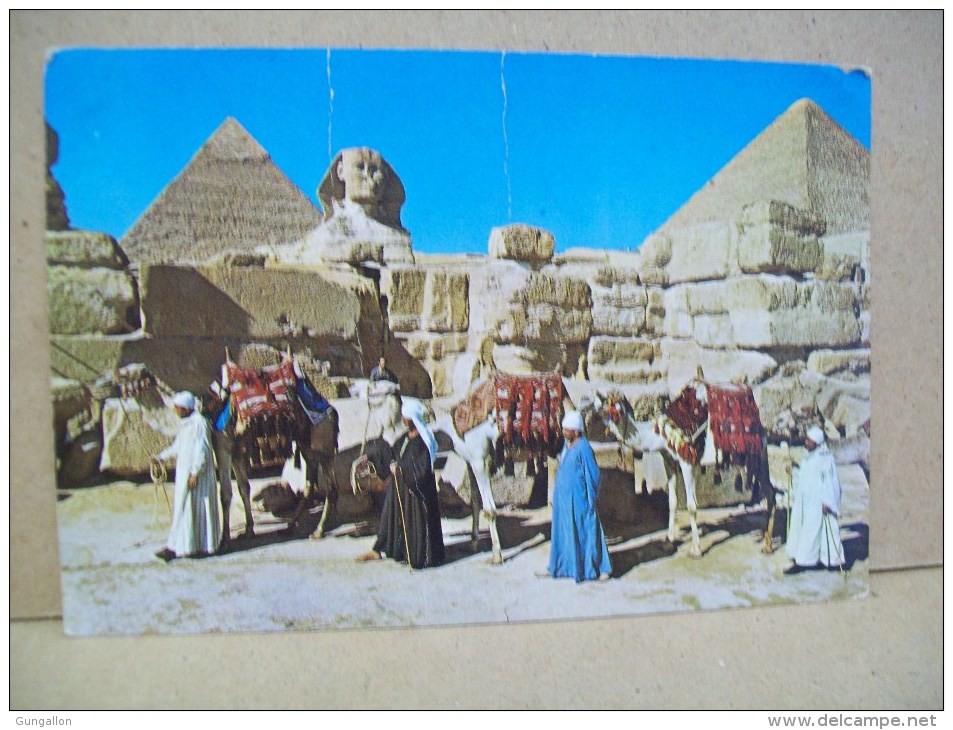 The Great Sphinx And Keops Pyramid "Gizeh" (Egitto) - Gizeh