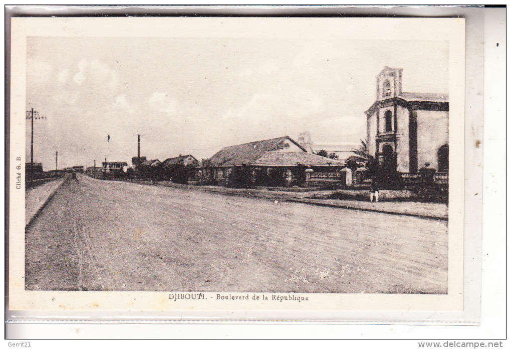 DSCHIBUTI / DJIBOUTI - Boulevard De La Republique - Dschibuti