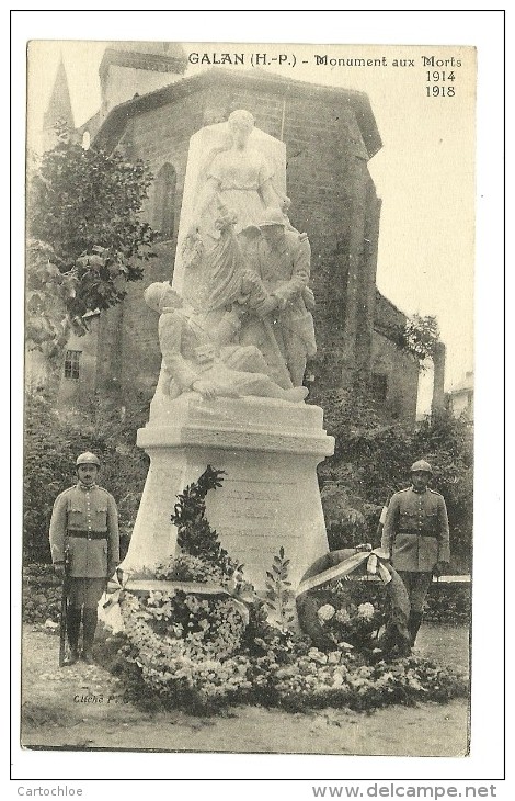 Monument Aux Morts De GALAN - Galan