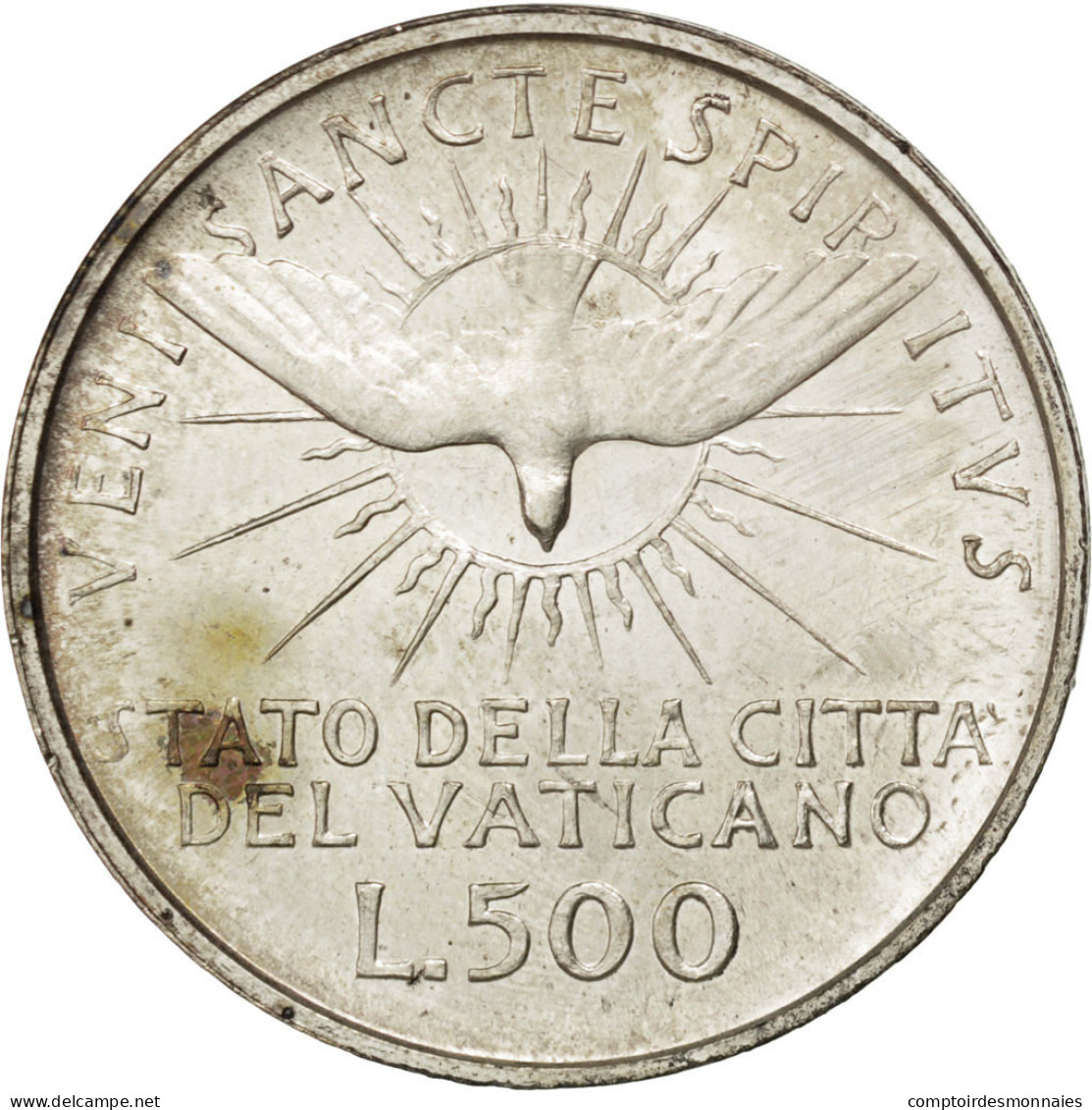 Monnaie, Cité Du Vatican, Sede Vacante, 500 Lire, 1963, SPL, Argent, KM:75 - Vaticano (Ciudad Del)