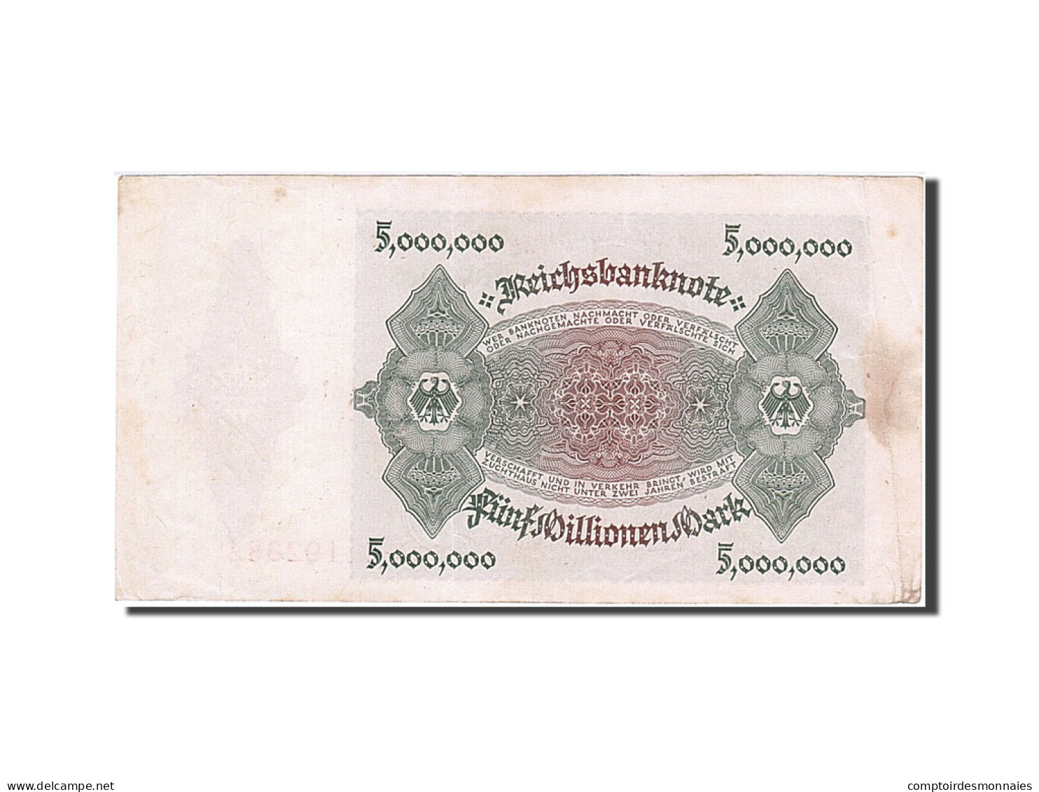 Billet, Allemagne, 5 Millionen Mark, 1923, 1923-06-01, SUP - 5 Millionen Mark