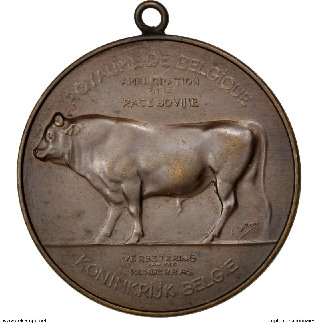 Belgique, Medal, Business & Industry, TTB+, Bronze - Autres & Non Classés