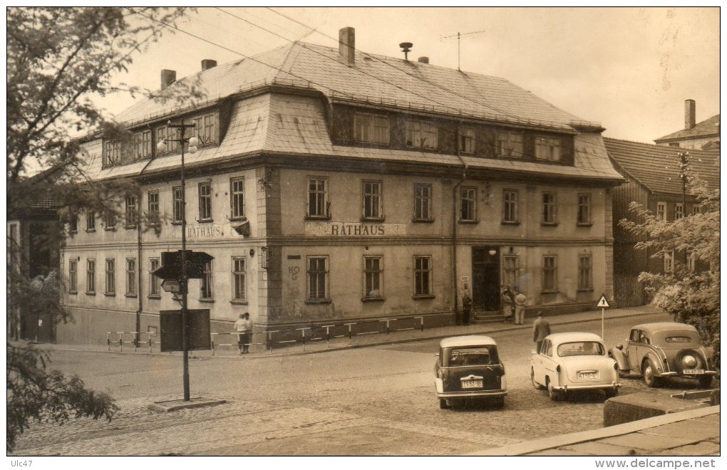 - ALLEMAGNE - GEHREN I. Thür. - Rathaus - Carte Photo En L'état - - Gehren