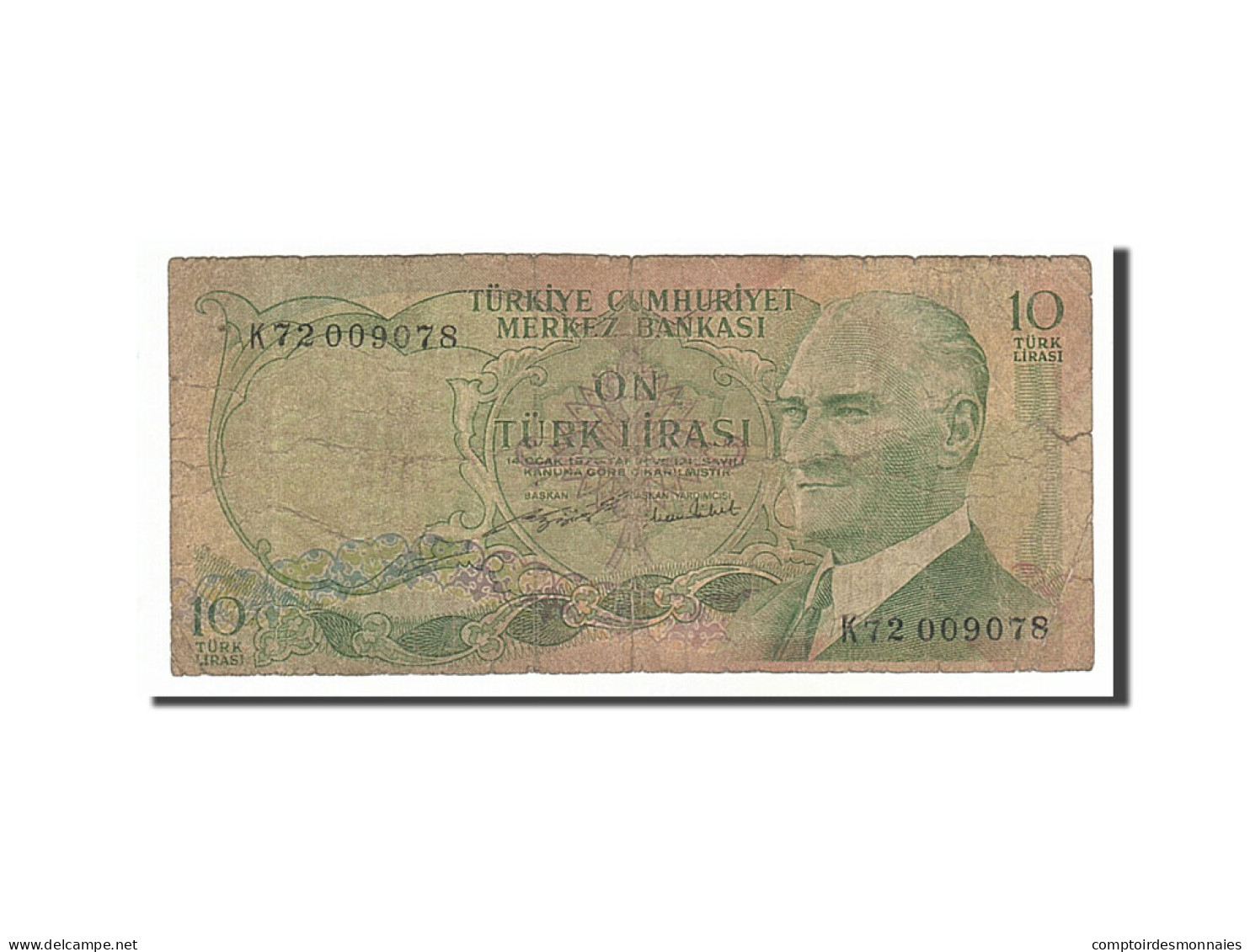 Billet, Turquie, 10 Lira, 1975, TB - Turquie