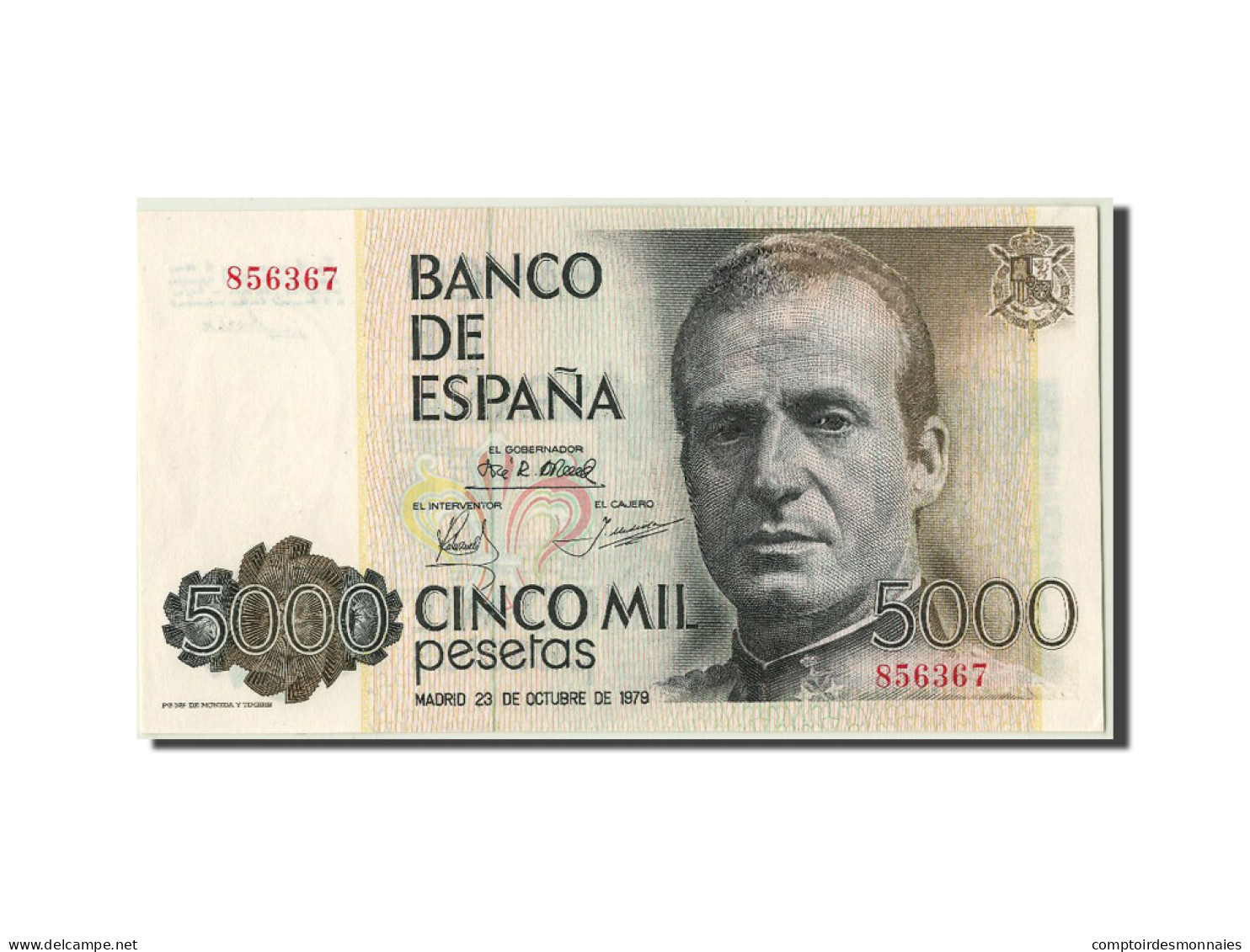 Billet, Espagne, 5000 Pesetas, 1979, 1979-10-23, NEUF - [ 4] 1975-… : Juan Carlos I