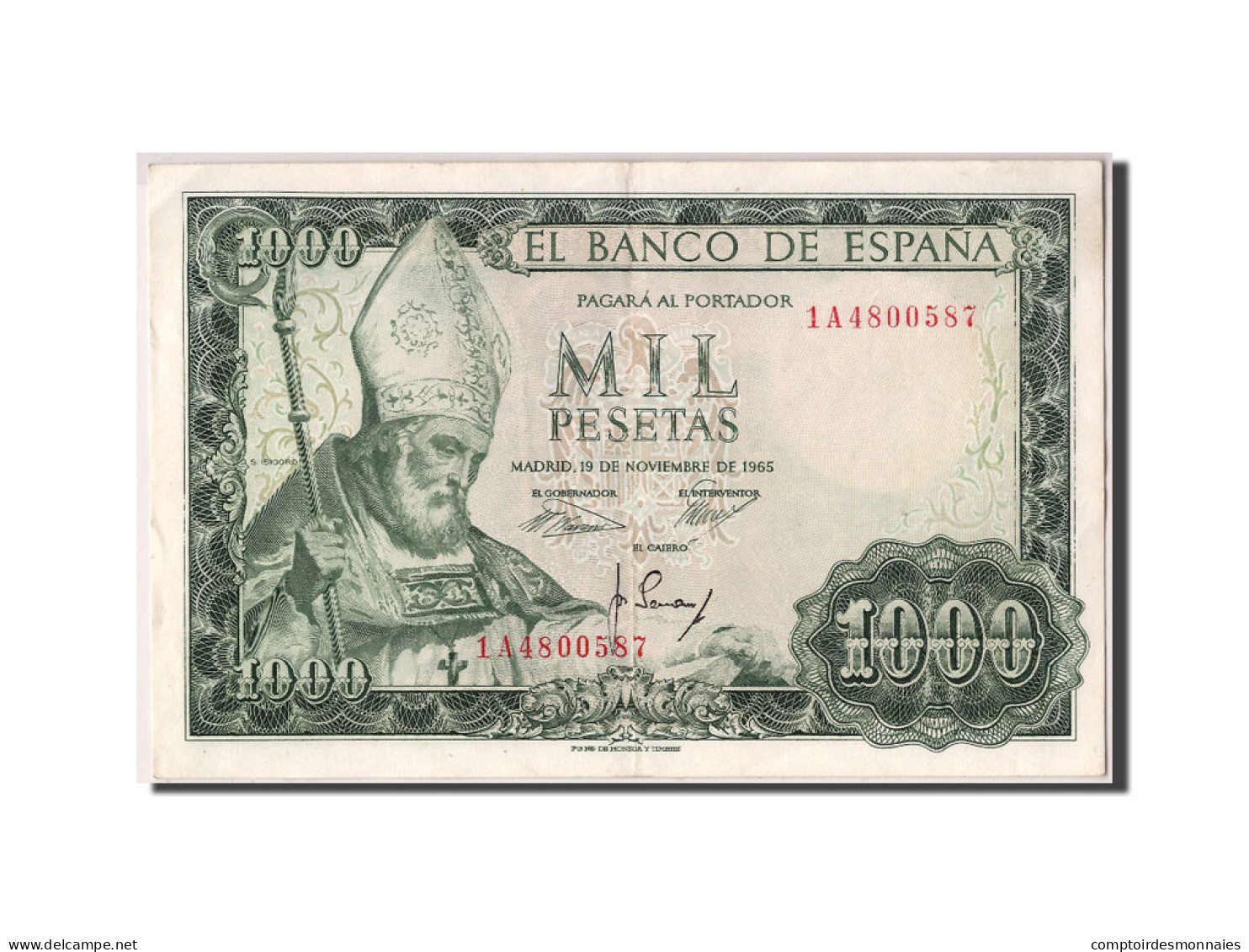 Billet, Espagne, 1000 Pesetas, 1965, 1965-11-19, SUP+ - 1000 Peseten