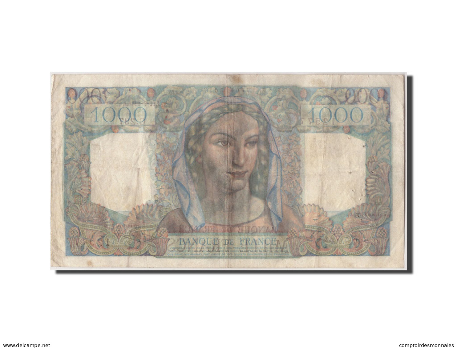 Billet, France, 1000 Francs, 1 000 F 1945-1950 ''Minerve Et Hercule'', 1946 - 1 000 F 1945-1950 ''Minerve Et Hercule''