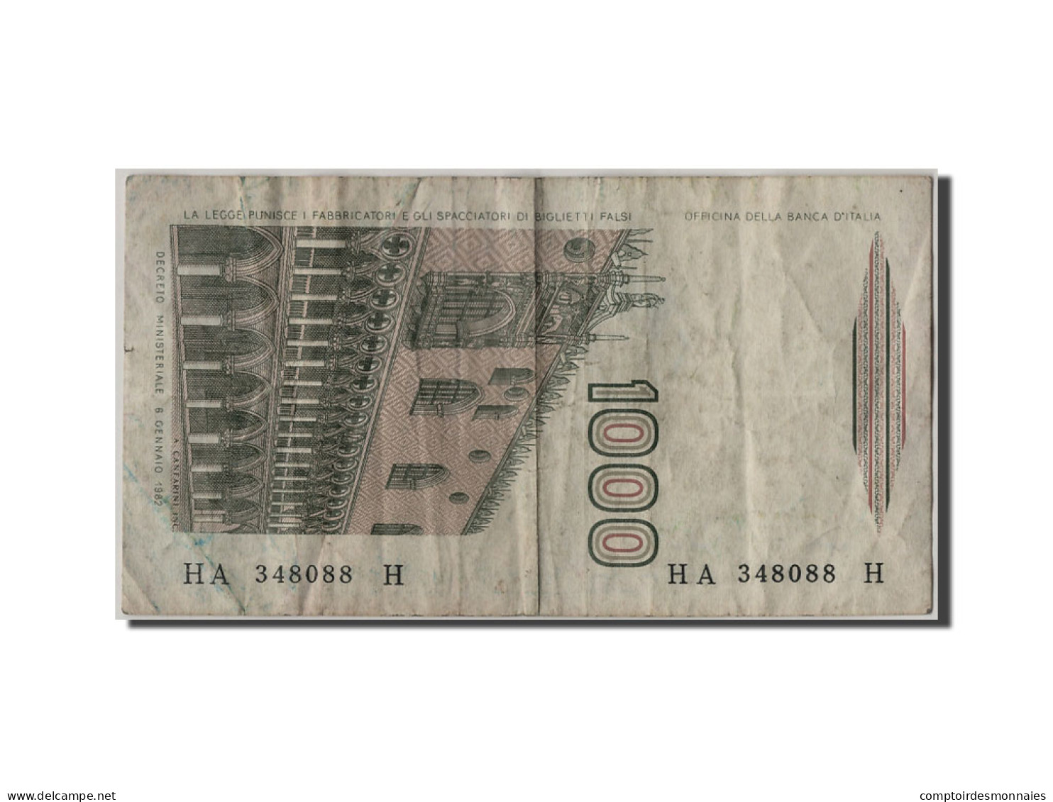 [#305291] Italie, 1000 Lire Type Marco Polo - 1.000 Lire