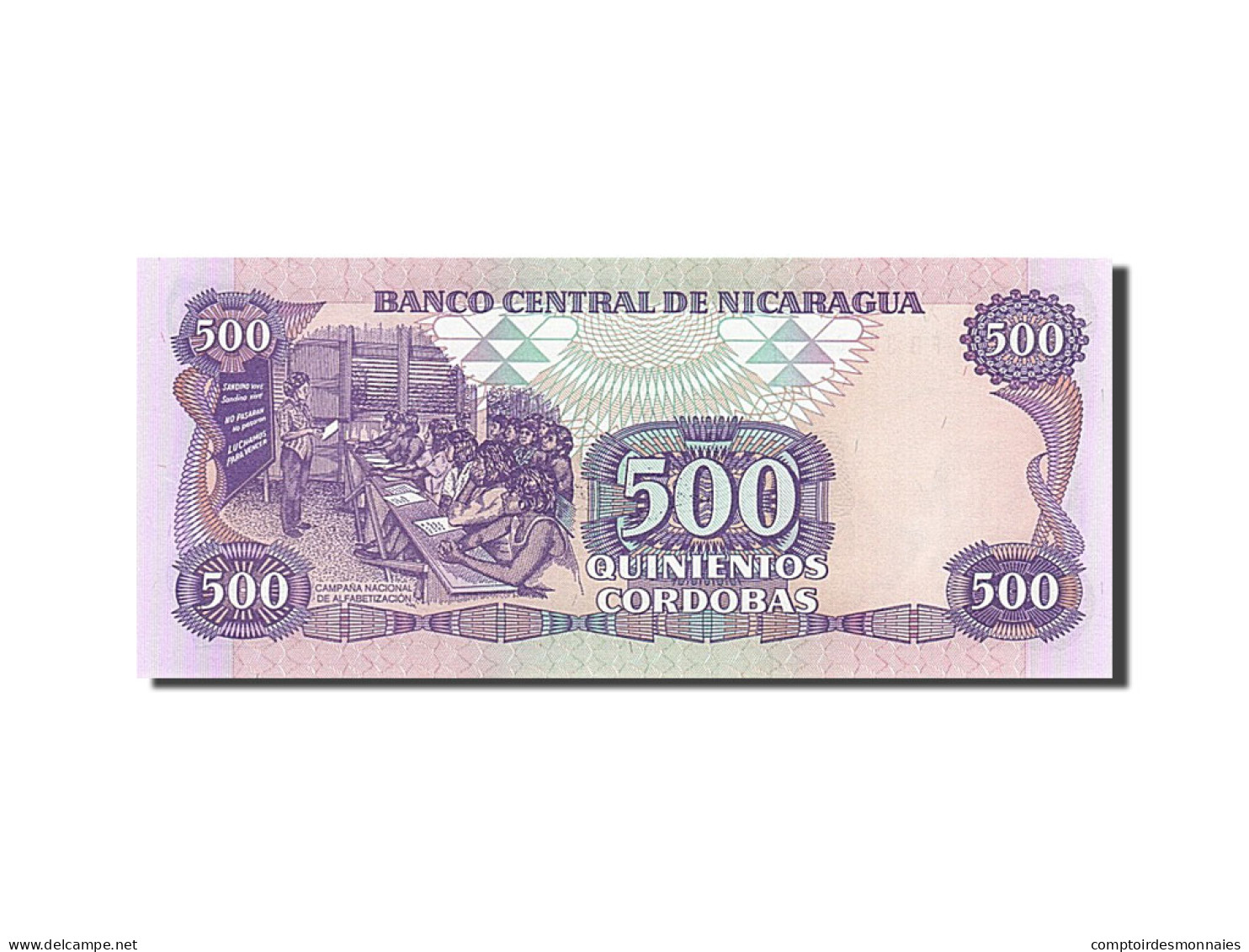 Billet, Nicaragua, 500 Cordobas, 1985, NEUF - Nicaragua