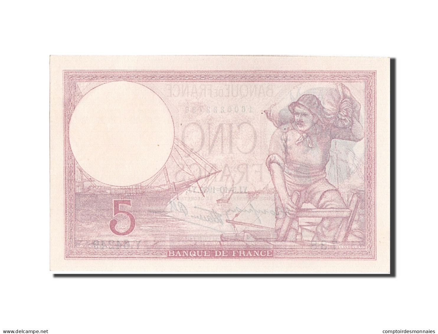 Billet, France, 5 Francs, 5 F 1917-1940 ''Violet'', 1939, 1939-10-05, NEUF - 5 F 1917-1940 ''Violet''