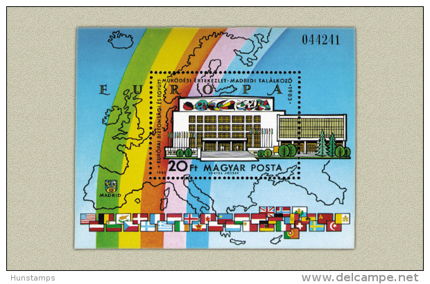 Hungary 1983. EUROPA Sheet MNH (**) Michel: Block 168A. / 4 EUR - Unused Stamps