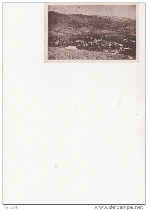 CARTE POSTALE SEPIA -THEYS -ISERE -COL DU MERDANT ET DU PIPET - Theys