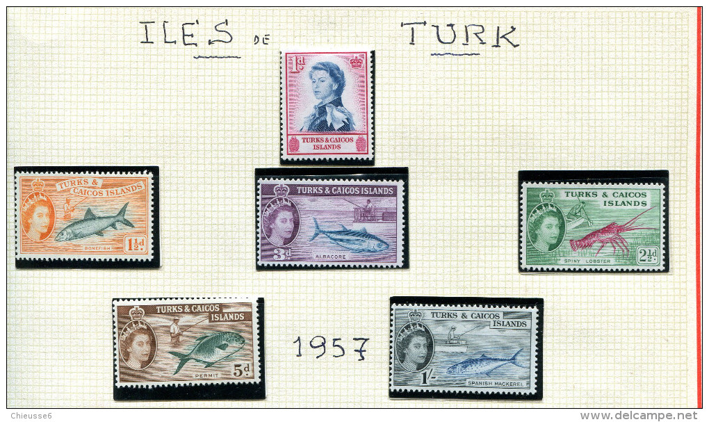 Turks Et Caiques ** Série  N° 163 à 176A - Elizabeth II. - Turks & Caicos