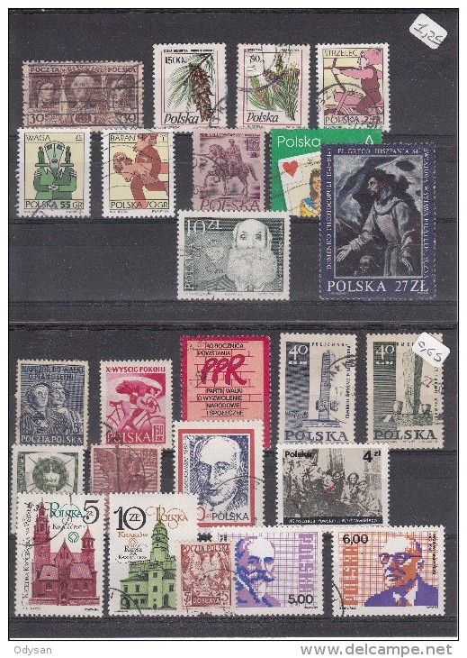 Pochettes 400 Timbres Oblitérés Pologne Dont Ancien Voir Scan - Collections