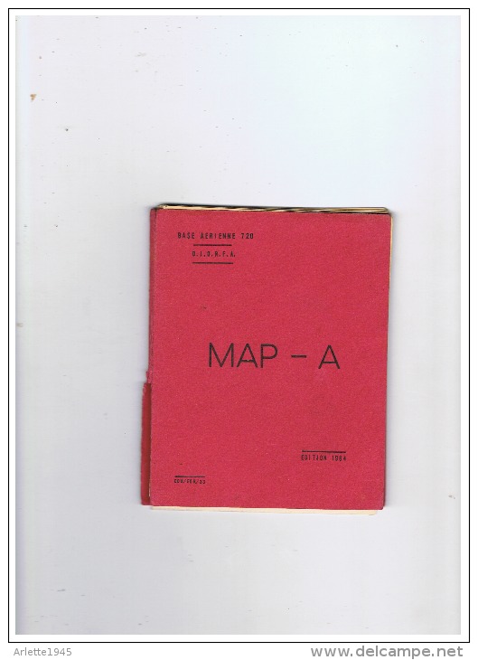 BASE AERIENNE  720      D. I D . R . F . A .   MAP - A    1964 - Luchtvaart