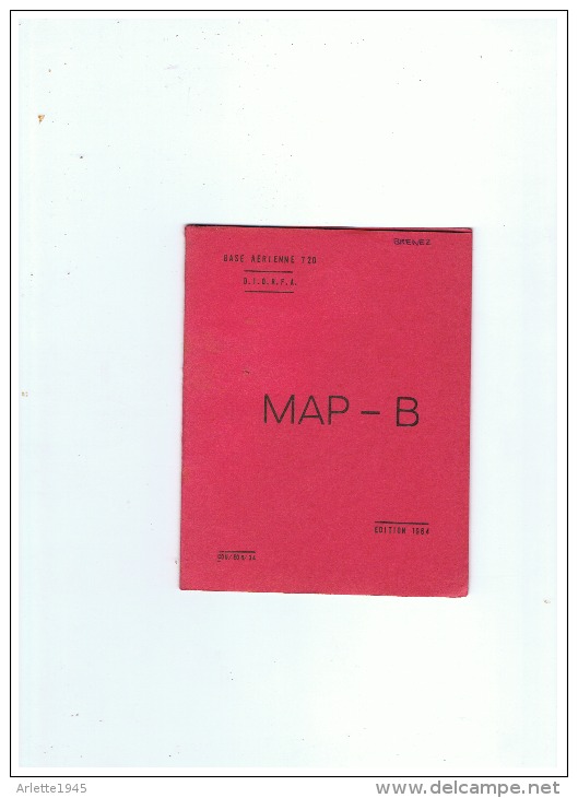 BASE AERIENNE  720      D. I D . R . F . A . MAP - B      1964 - Luchtvaart