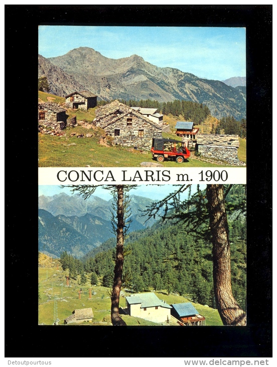 CHAMPORCHER Val D'Aosta Vallée D'Aoste : Conca Del Laris  Arrivo Della Cabinovia  1972 - Altri & Non Classificati