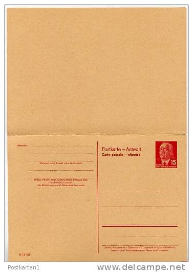 DDR  P 65 Antwort-Postkarte  DV III-18-185  **  1956  Kat. 24,00 € - Postcards - Mint
