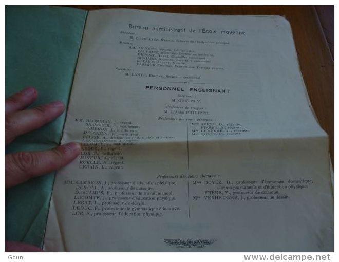 CB5 Palmarès Scolaire Quiévrain 1939 élèves Thulin Roisin Hensies Hornu Baisieux Audregnies Etc Etc - 0-6 Jaar