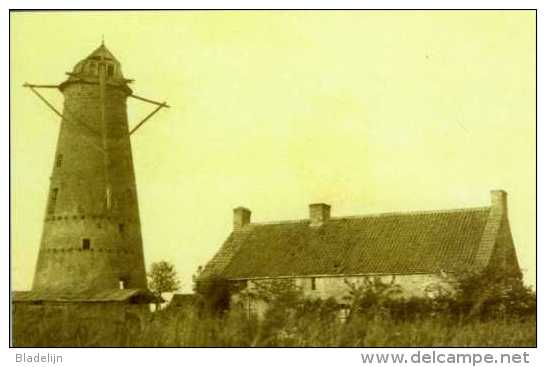 HANDZAME Bij Kortemark (W.Vl.) - Molen/moulin - De Verdwenen Molen Braem Tijdens 1914-1918 Met Eerste Oorlogsschade - Kortemark