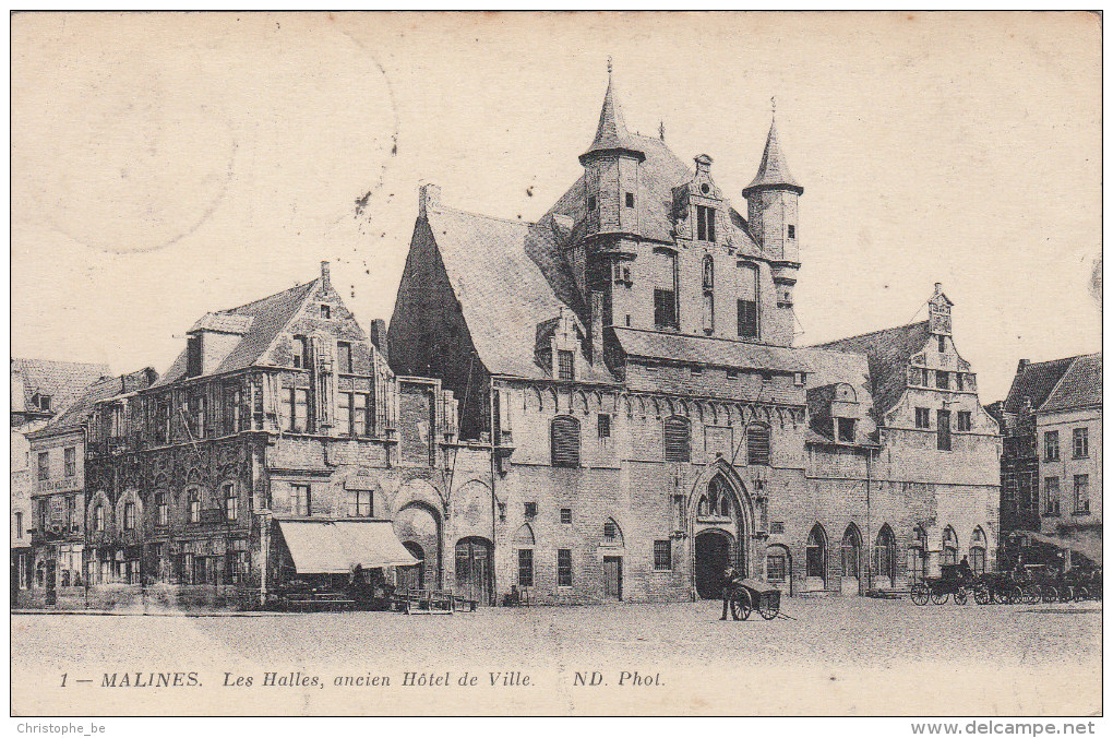 Mechelen, Malines, Les Halles Ancien Hôtel De Ville (pk17406) - Mechelen