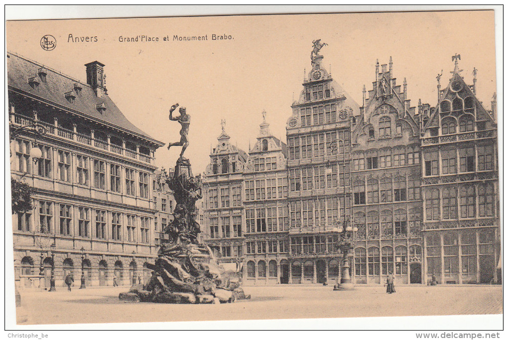 Antwerpen, Anvers, Grand'Place Et Monument Brabo (pk17499) - Antwerpen