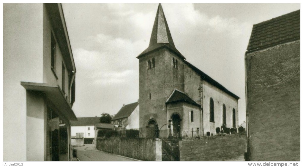 Wohnhäuser Kirche Minderlittgen Eifel Kreis Wittlich MB Coloriert 60er - Wittlich