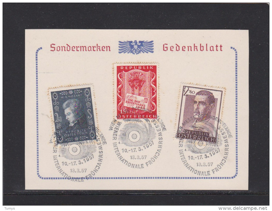 Wiener Internationale Frühjahr Messe Gedenkblatt Rotundengelände 13.3.1957 - Sonstige & Ohne Zuordnung