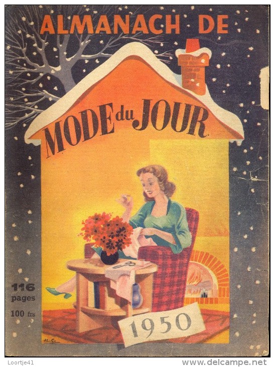 Magazine Almanach De Mode Du Jour 1950 - Fashion