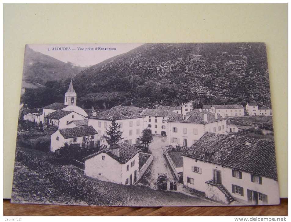 ALDUDES (PYRENEES-ATLANTIQUES) VUE PRISE D'ESNAUSSOU. - Aldudes