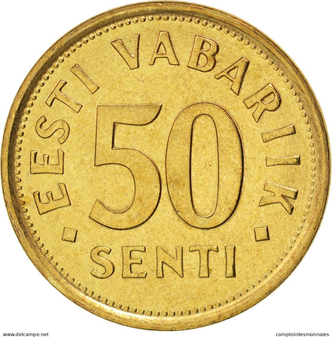 Monnaie, Estonia, 50 Senti, 1992, FDC, Aluminum-Bronze, KM:24 - Estland