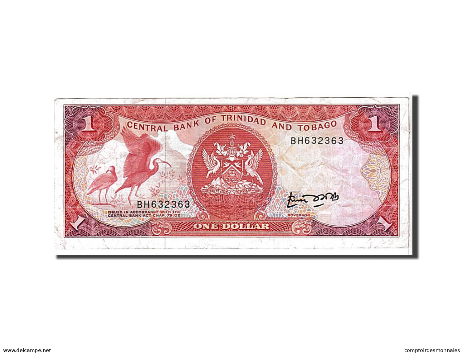 Billet, Trinidad And Tobago, 1 Dollar, 1977, KM:30b, TTB - Trinidad Y Tobago