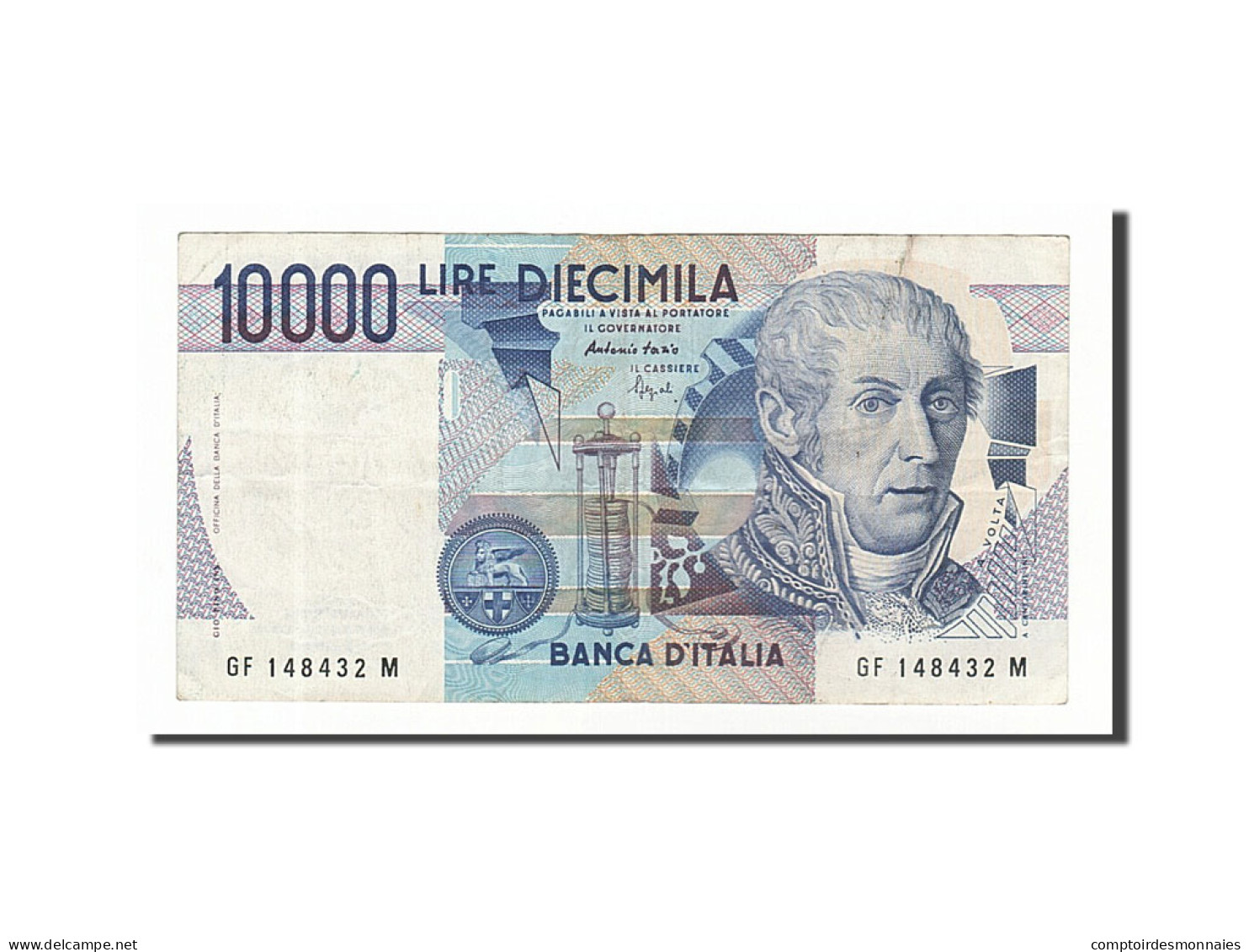 Billet, Italie, 10,000 Lire, 1984, 1984-09-03, TTB - 10.000 Lire