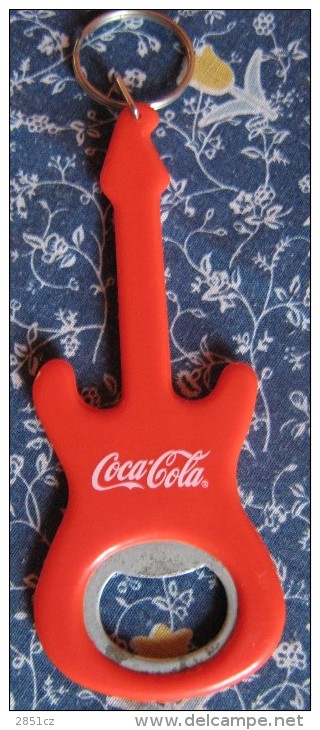 Coca-Cola Bottle Opener Shaped Like Guitar, Croatia, Limited Edition - Bottle Openers & Corkscrews