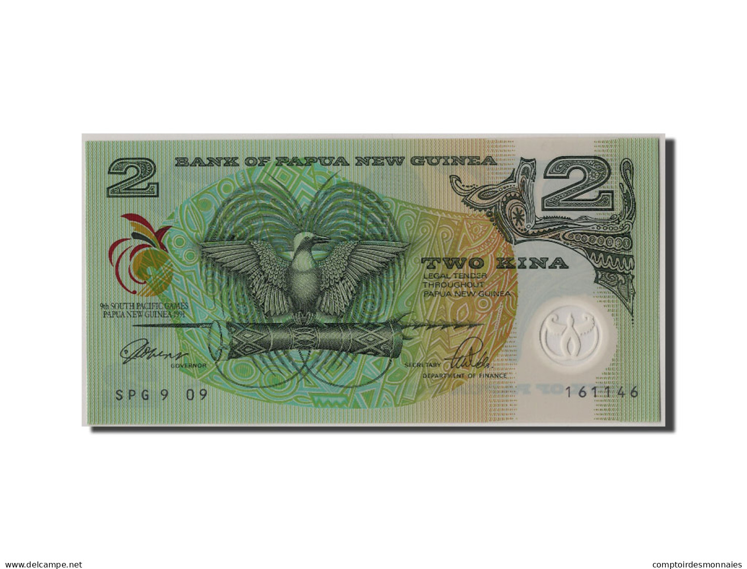 Billet, Papua New Guinea, 2 Kina, 1991, NEUF - Papouasie-Nouvelle-Guinée