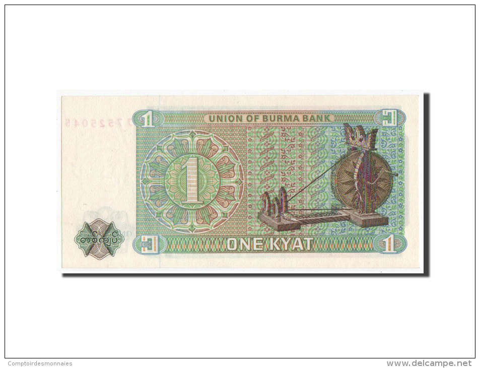 [#350458] Birmanie, 1 Kyat Type 1972-79 ND, Pick 56 - Otros – Asia