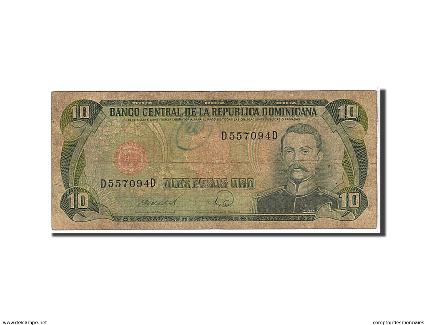 Billet, Dominican Republic, 10 Pesos Oro, 1996, KM:153a, TB - Dominicaine